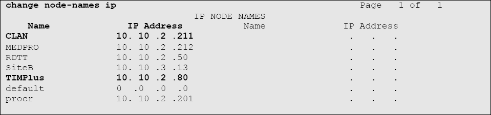 Node Name Config