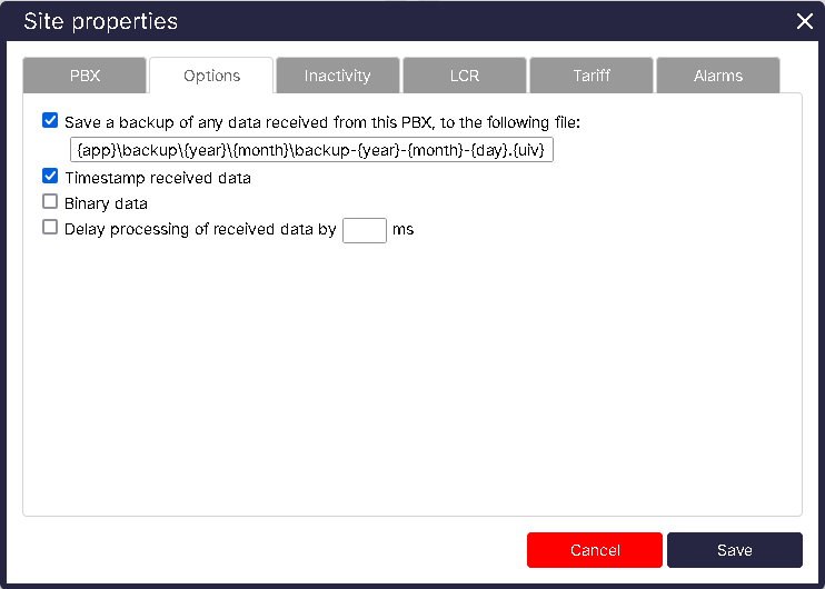 TIM Plus PBX backup options