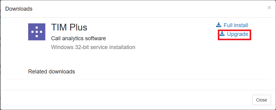 tim plus upgrade package download