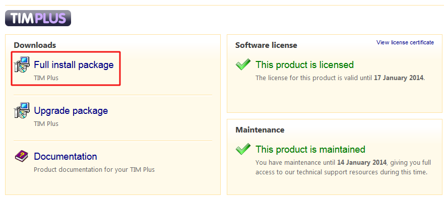 full install package
