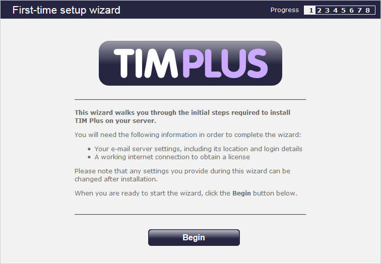 setup wizard