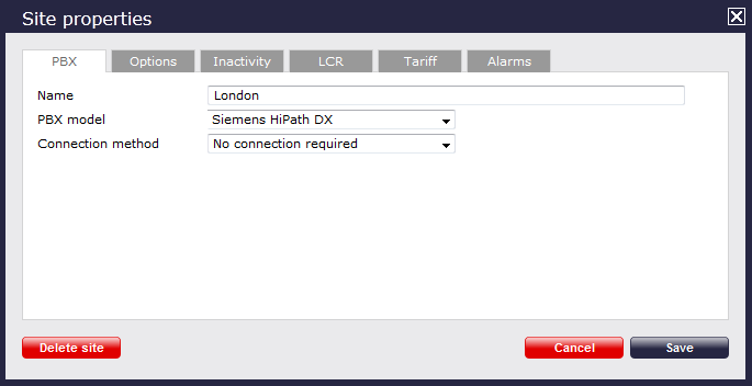 site properties